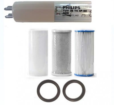 UV Service Kit 40W - Filtermate Farmmate & Waterguard Silver